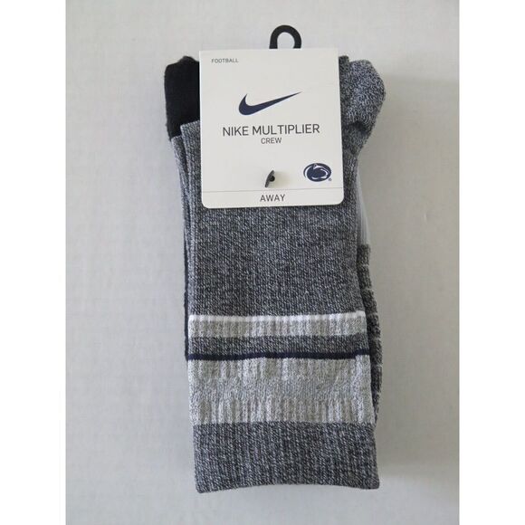 Nike Men's Sz L Penn State Nittany Lions Home/Away Multiplier 2-Pk Crew Socks - Picture 2 of 12